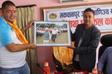 Kailali CCI visit team welcome program